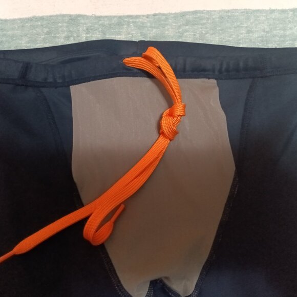 NWOT SPEEDO SWIM JAMMER, GRAY WITH ORANGE JAPANESE SIZE "O", (33"-34") - Picture 6 of 9